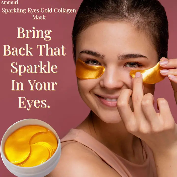 Ammuri Sparkling Collagen Gold Eyes Mask Under Eye Patches A