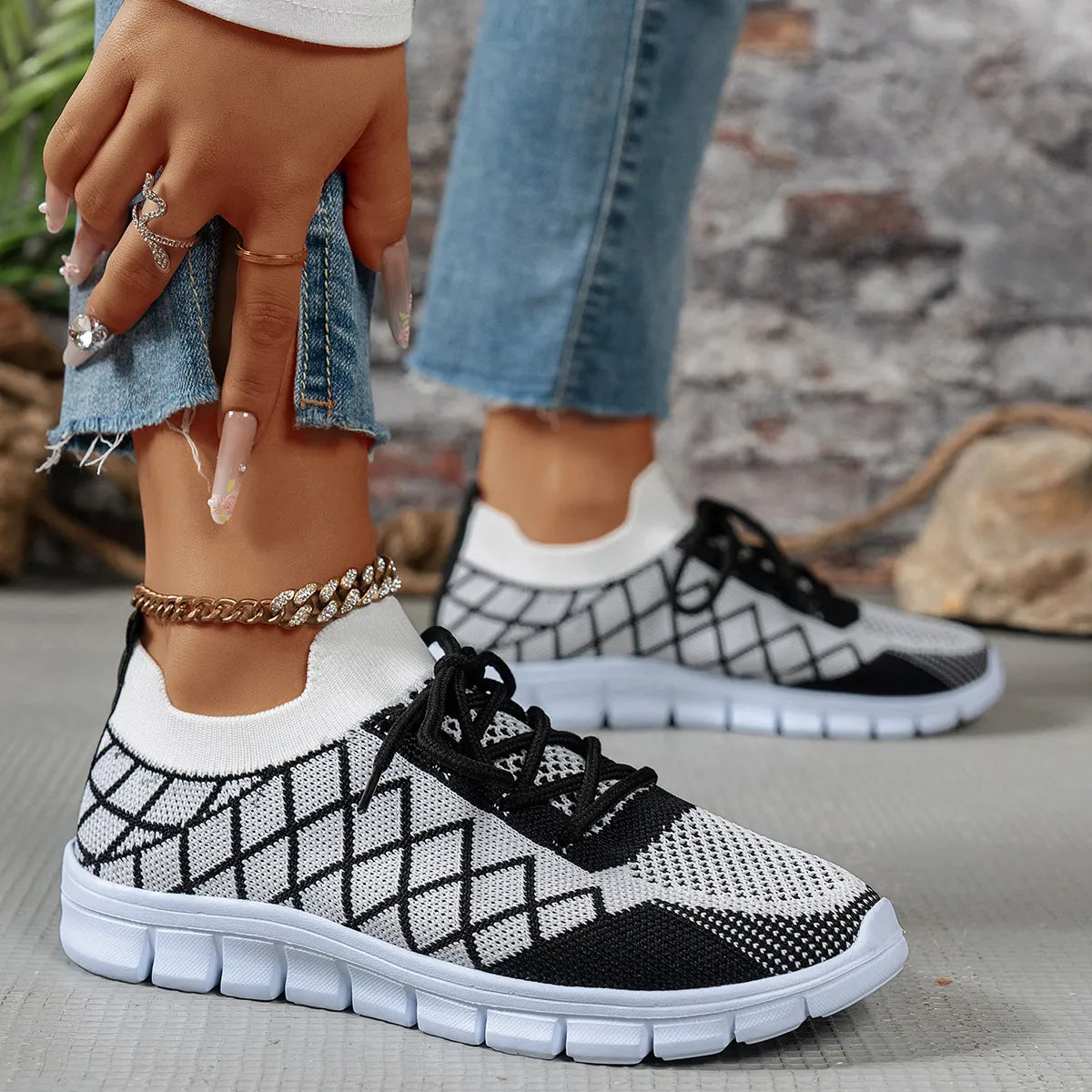 Round Toe Flats Sneakers