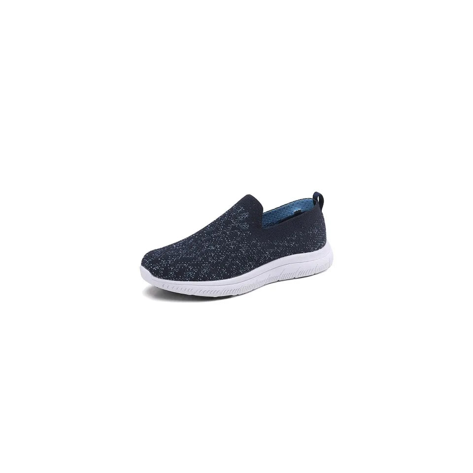 Round Toe Flats Athletic Blue