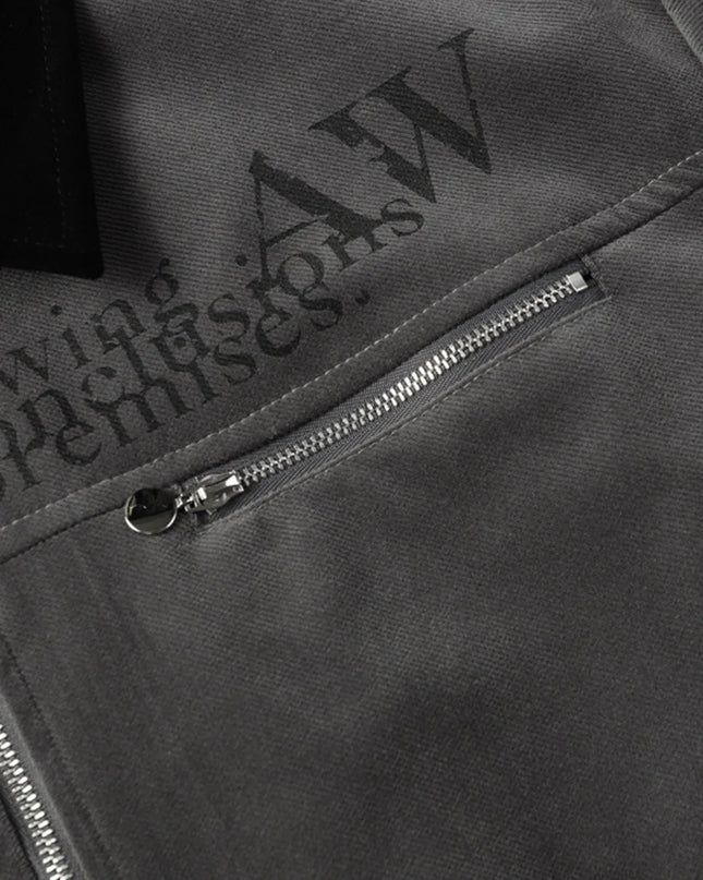 Men's Zip Up Long Sleeve Jacket