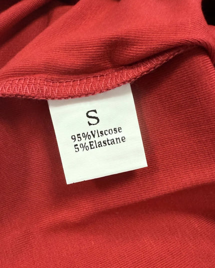 One Shoulder Long Sleeve Crop T-Shirt