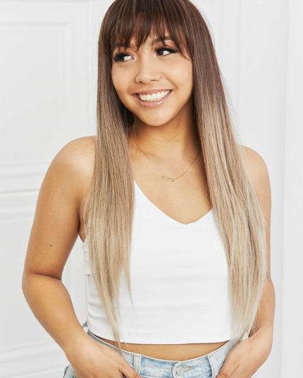 Long Straight Synthetic Wigs 26'' 