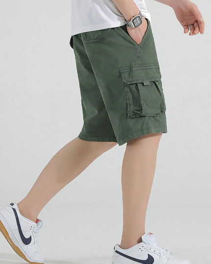 Men's Drawstring Cargo Shorts