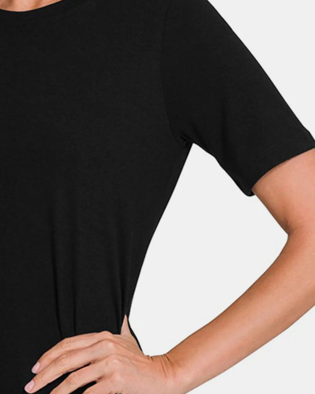 Zenana Full Size Crew Neck Short Sleeve T-Shirt