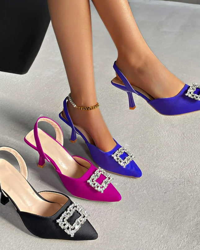Point Toe Kitten Heels Pumps