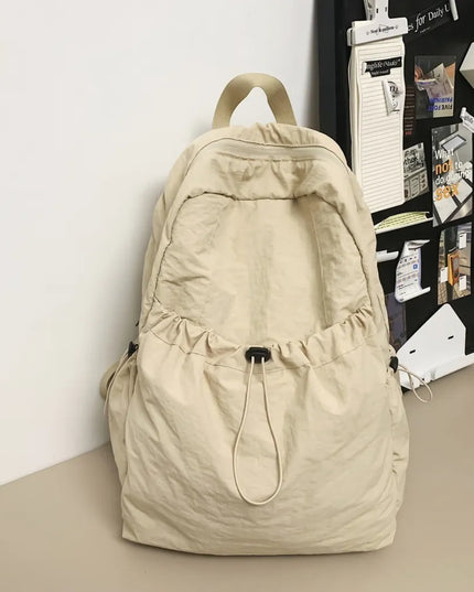 Drawstring Nylon Backpack Bag