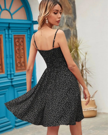 Full Size Smocked Square Neck Cami Dress Plus Size 