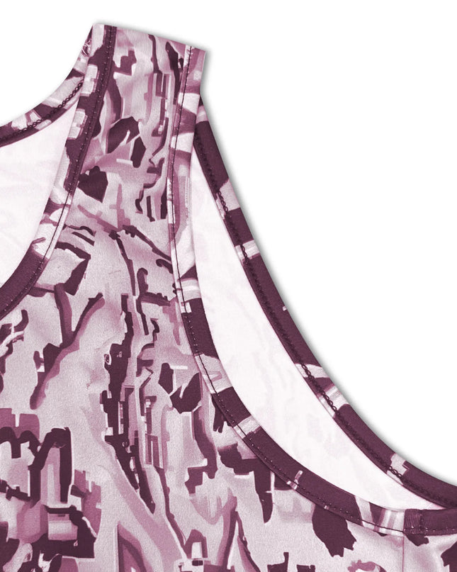 Printed Sleeveless Midi Dress 