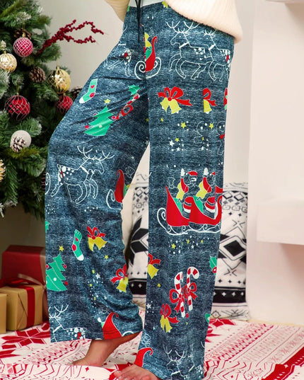 Christmas Straight Leg Pants