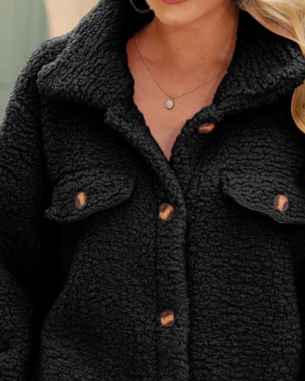 Button Down Collared Coat