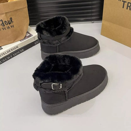 Round Toe Platform Boots