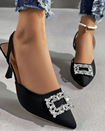Point Toe Kitten Heels Pumps