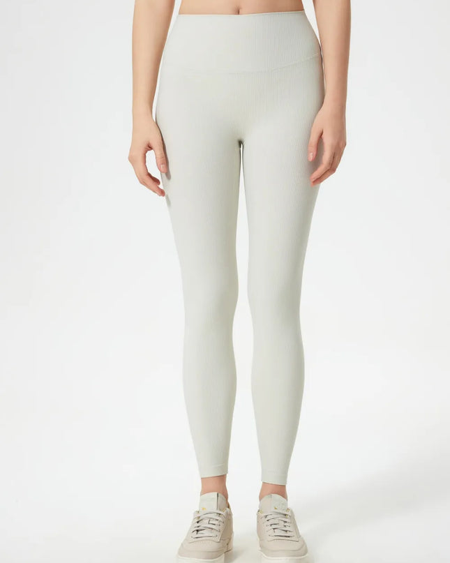 Millennia High Waist Active Leggings White