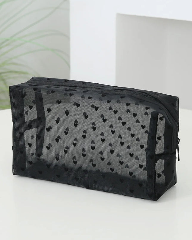 4- Piece Heart Polyester Storage Bag