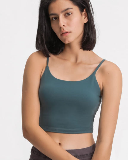 Millennia Feel Like Skin Scoop Neck Sports Cami