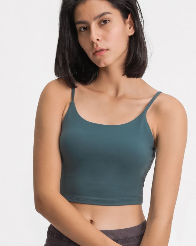 Millennia Feel Like Skin Scoop Neck Sports Cami