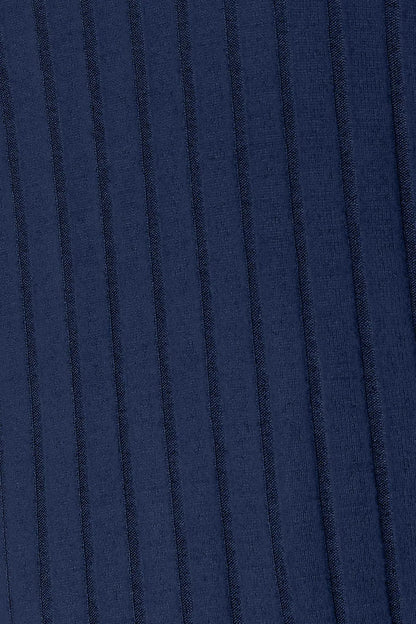 Basic Bae Full Size Ribbed Round Neck Slit Knit Top