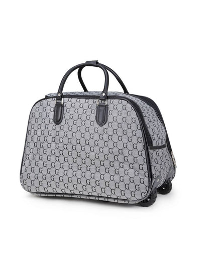 Holdall-500-G-2-Wheeled Big Luggage with Pattern of Letter G