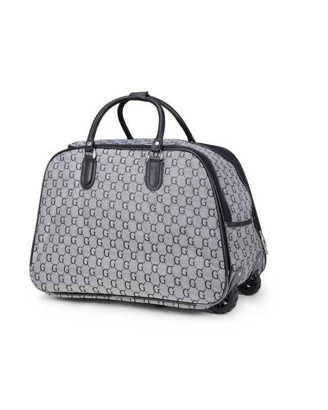 Holdall-500-G-2-Wheeled Big Luggage with Pattern of Letter G