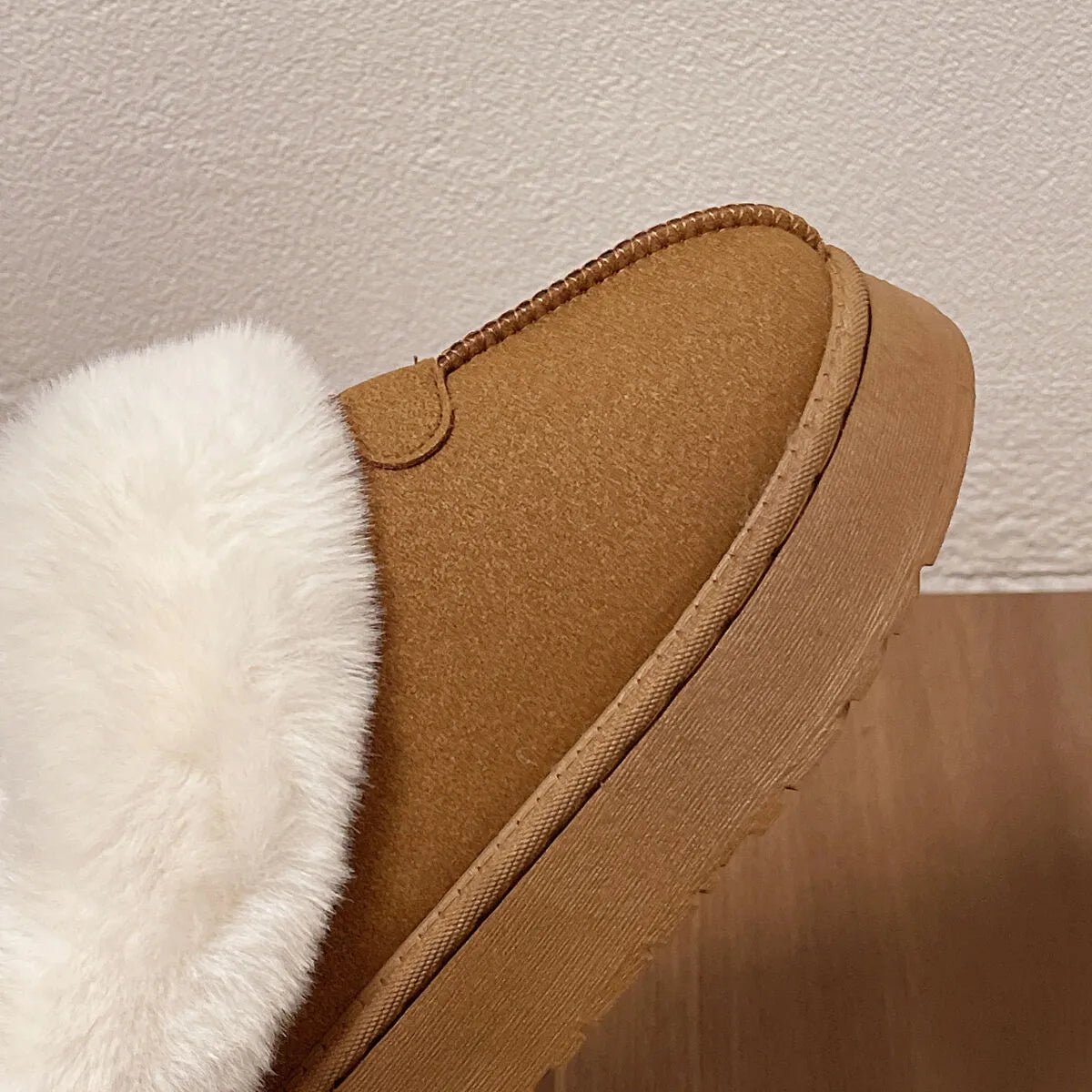 Cozy Furry Platform Boots