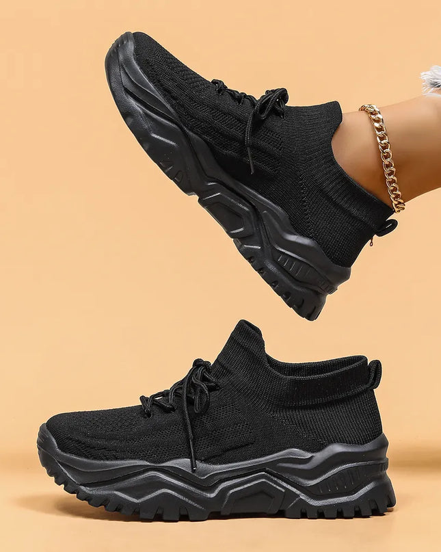 Round Toe Platform Athletic 