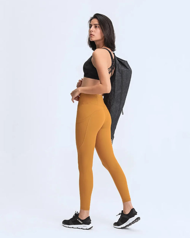 Millennia Wide Waistband Leggings with Pockets