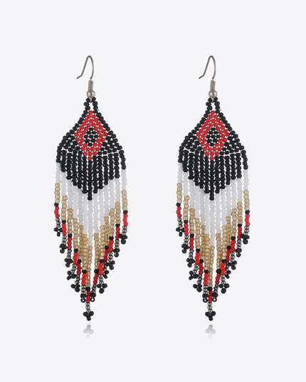 Beaded Dangle Earrings 