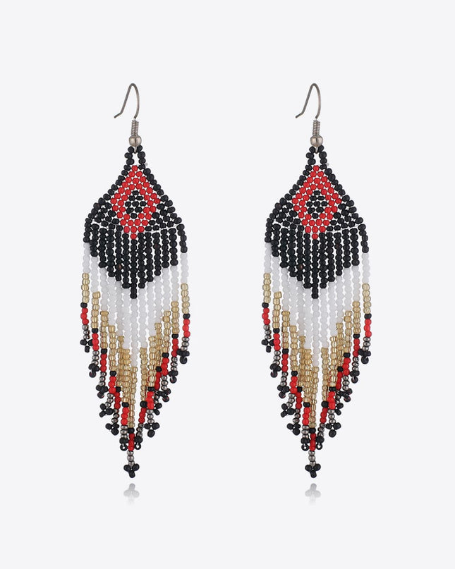 Beaded Dangle Earrings 