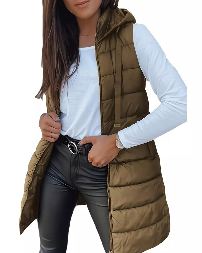 Zip Up Hooded Winter Coat