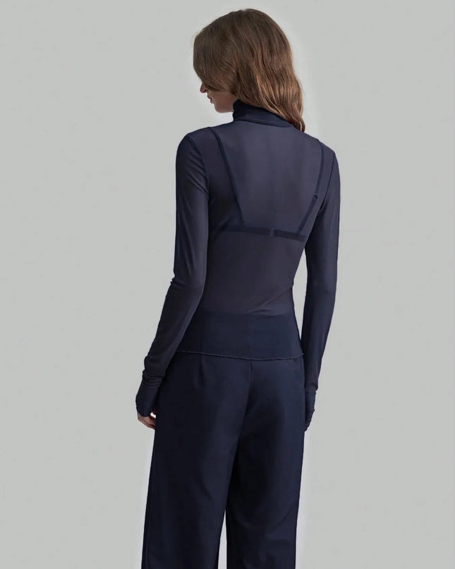 Turtleneck Long Sleeve Top