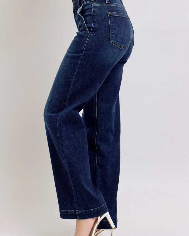 Judy Blue High-Waisted Wide Leg Jeans