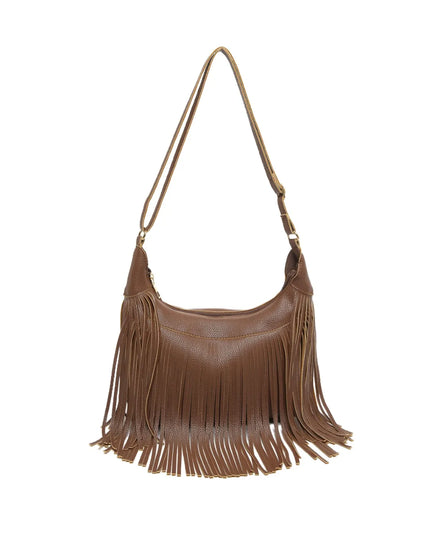 Fringe PU Leather Shoulder Bag 