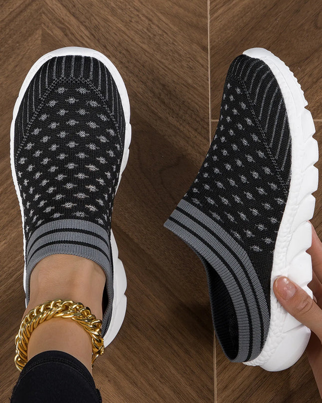 Breathable Mesh Slip-On Sneakers 