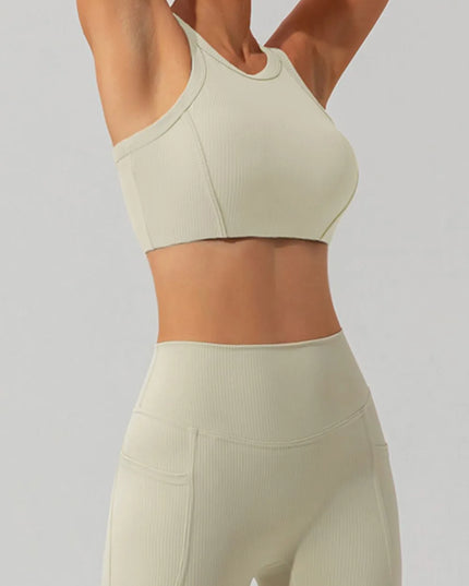 Round Neck Racerback Active Tank 