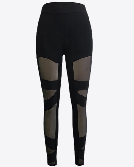 Spliced Mesh Leggings 