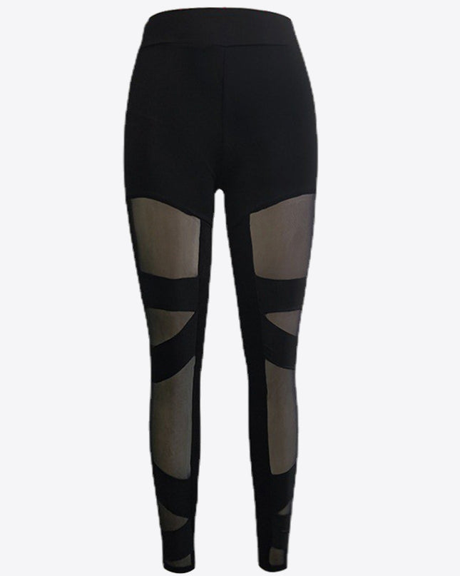 Spliced Mesh Leggings 