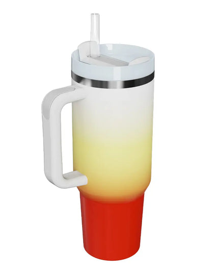 Gradient Stainless Steel Tumbler Deep Red One Size