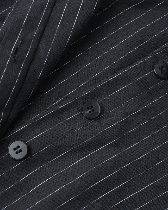 Striped Long Sleeve Shirt Dress