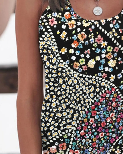 FAM-FAM Ditsy Floral Wide Strap Tank