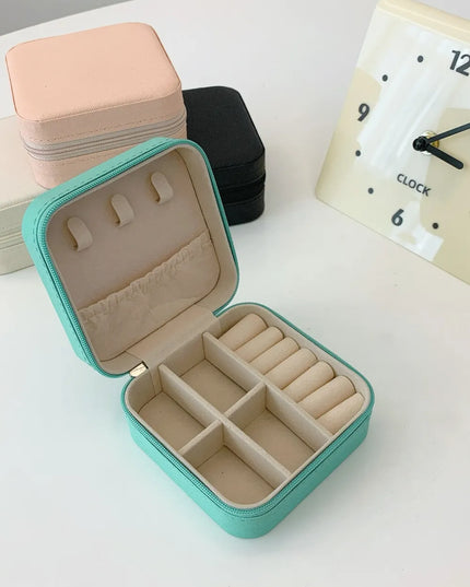 PU Leather Square Jewelry Box