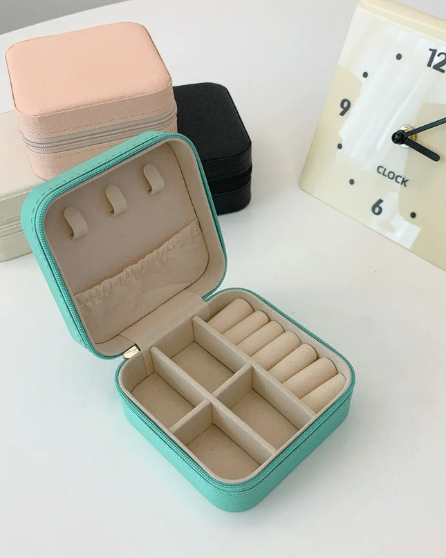 PU Leather Square Jewelry Box