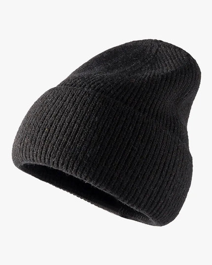 Thermal Solid Knit Hat Black One Size