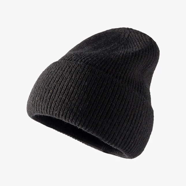 Thermal Solid Knit Hat Black One Size