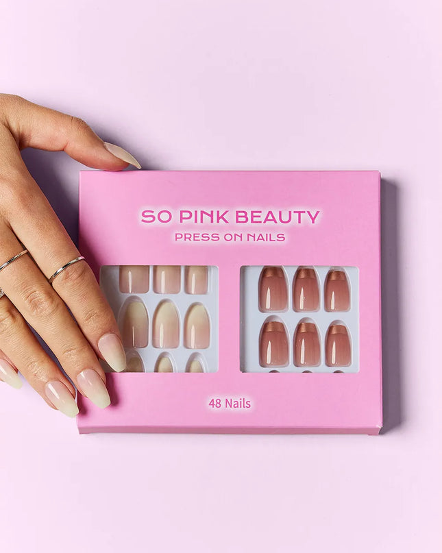 SO PINK BEAUTY Press On Nails 2 Packs 