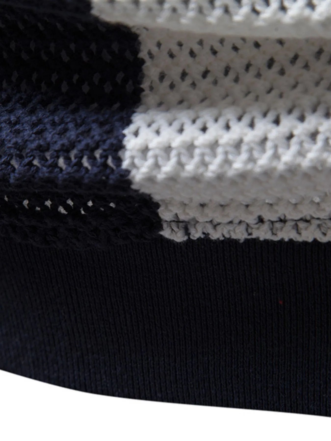 Men's Striped Short Sleeve Knit Polo