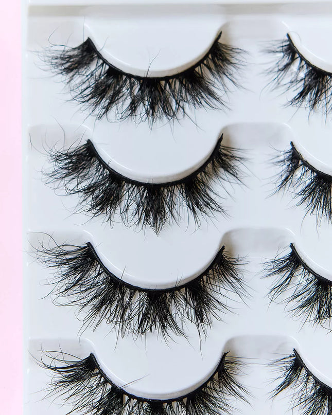 SO PINK BEAUTY Mink Eyelashes 5 Pairs 