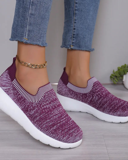 Breathable Round Toe Mesh Slip-On 