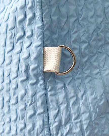 Textured Nylon Travel Bag