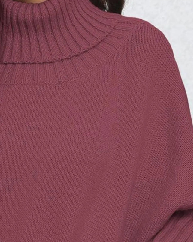 Turtleneck Long Sleeve Sweater