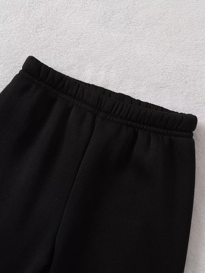 Children's Striped Elephant Hoodie & Pants Set